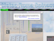 Tablet Screenshot of meteospinaceto.it